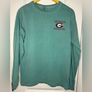 Georgia Bulldogs Teal Long Sleeve Shirt - SKU 1068